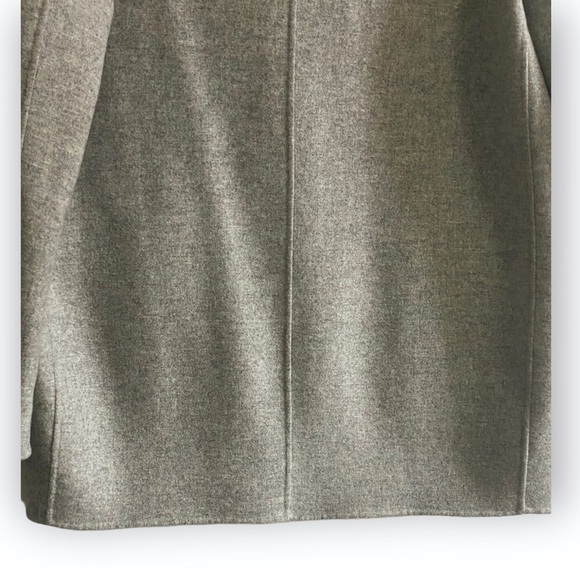 Rag and Bone Mica Wool Felt Reversible Blazer, Gray/Ivory, Size 12 - Picture 10 of 15